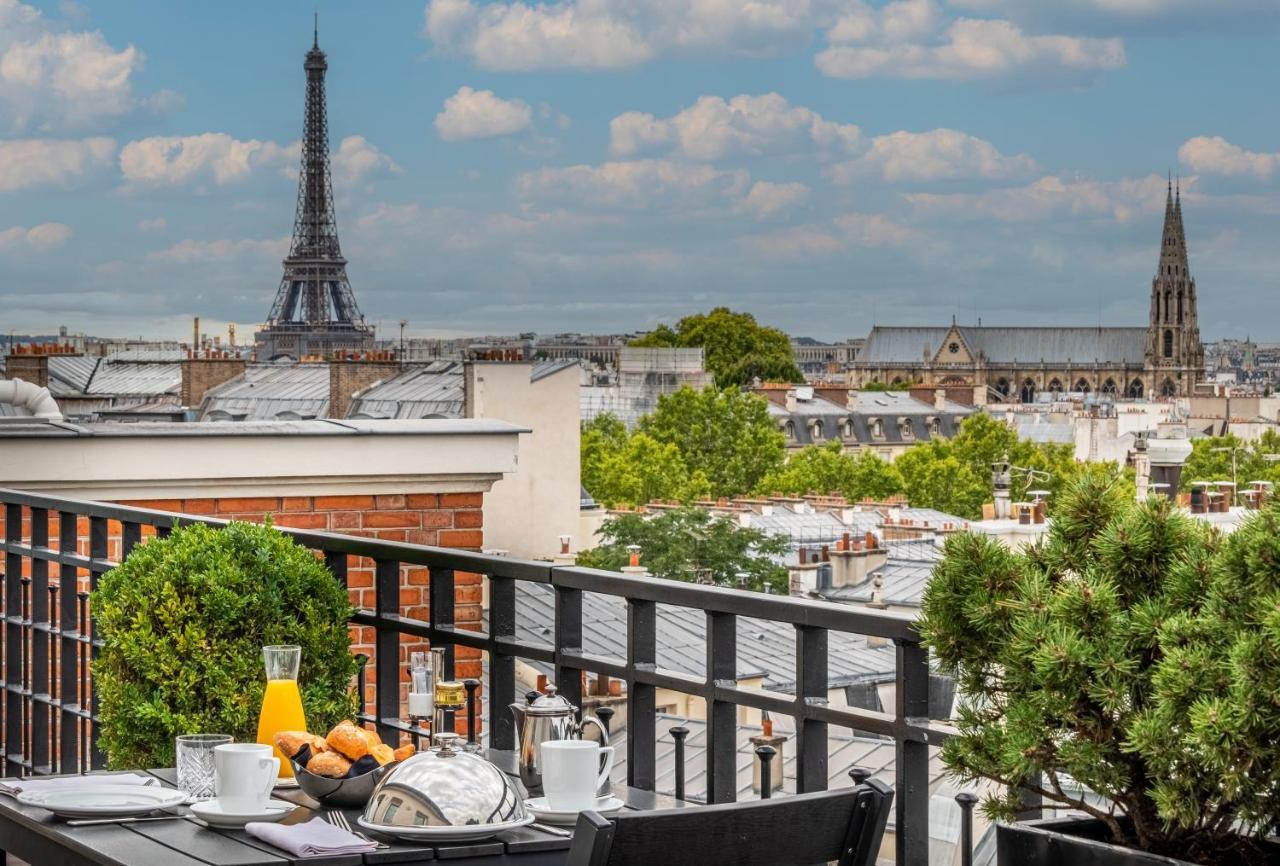 Hotel Pont Royal Париж Екстер'єр фото View from the rooftop