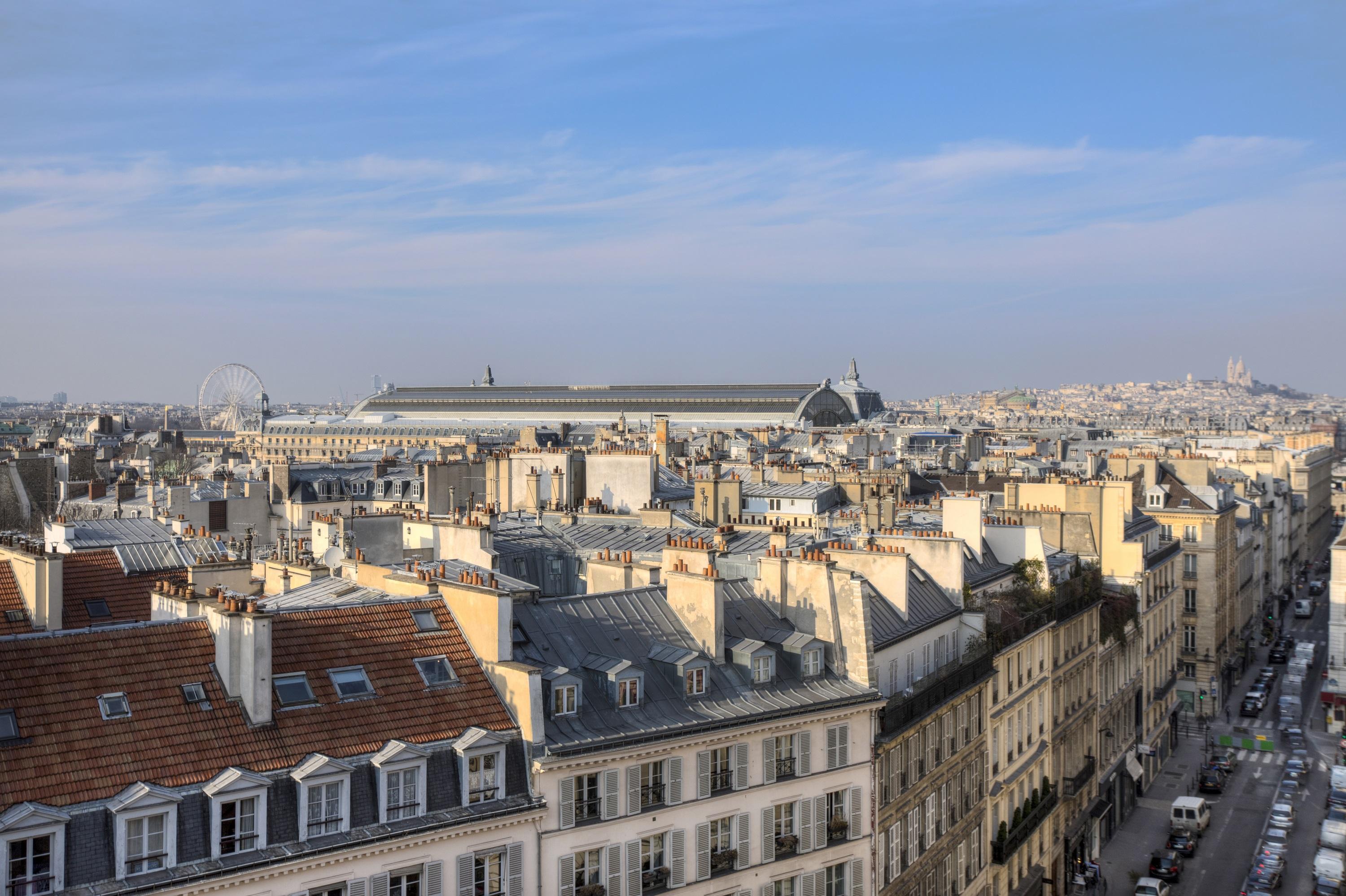 Hotel Pont Royal Париж Екстер'єр фото View of the 15th arrondissement